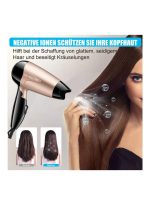 صن هوم مجفف شعر صغير محمول بقدرة 1200 وات، مناسب للسفر، 2 إعدادات للسرعة، قابل للطي، خفيف الوزن - Image 6