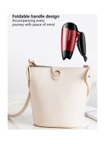 صن هوم مجفف شعر صغير محمول بقدرة 1200 وات مناسب للسفر وإعدادات للسرعة وقابل للطي وخفيف الوزن - Image 3