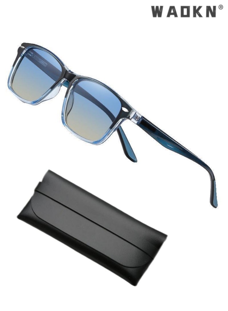 a00af7b0-8848-4f05-b8e4-6ce37f6c99ca.jpg دبليو أيه أو كي أن نظارات شمسية مستقطبة للرجال السيدات ، كلاسيك الرياضة مربع نظارات القيادة ، أزياء الستائر ظلة للسيدات في الهواء الطلق 100 ٪ حماية الأشعة فوق البنفسجية ، والقيادة ، وصيد الأسماك ، والسفر - الصورة 1