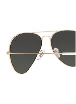 راي بان نظارة شمسية بإطار آفياتور وبعدساتٍ مستقطبة - طراز RB3025 001/58 - حجم العدسة: 58 مم - ذهبي - Image 7