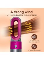[ترقية] مجموعة مشط ساخن لفرشاة مجفف الشعر 5 في 1 بقدرة 1000 وات لتجعيد الشعر بالهواء الساخن وأداة تصفيف الشعر ومشط فرشاة تجعيد مناسبة لأنواع شعر النساء - Image 8