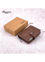 ⁦كلاسيك ميلانو محفظة كلاسيك ميلانو بحماية RFID للرجال والنساء - حامل بطاقات أوتوماتيكي بتصميم بوب أب - محفظة بطاقات آمنة ومدمجة للرجال - محفظة أنيقة للرجال والنساء⁩ - الصورة ⁦7⁩