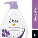 دوف غسول الجسم جو فريش من جل الاستحمام باللافندر والبابونج، زجاجة مضخة سعة 1000 جرام