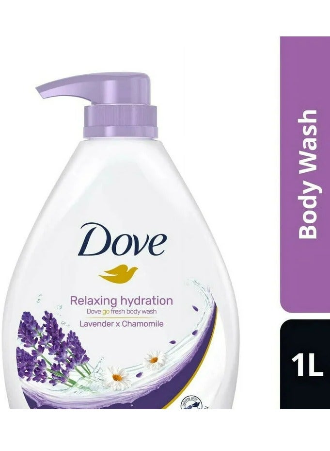 ba2ae668-290f-4609-981c-cc1fec6193f0.jpg دوف غسول الجسم جو فريش من جل الاستحمام باللافندر والبابونج، زجاجة مضخة سعة 1000 جرام - الصورة 1