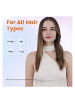 ⁦فازين فرد الشعر الاحترافية بلوحة عريضة 42 مم أيون سالب من التيتانيوم تسخين سريع لمدة 30 ثانية، شاشة LED لدرجة الحرارة في الوقت الحقيقي جهد عريض 10 مستويات درجة حرارة قابلة للتعديل⁩ - الصورة ⁦3⁩