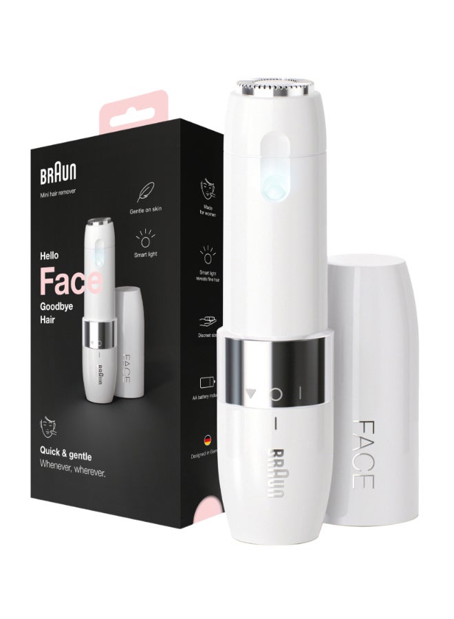 c533fdce-7ca8-4ca1-8120-19dc2b38f162.jpg براون مزيل شعر الوجه الكهربائي للنساء FS1000 أبيض - الصورة 1
