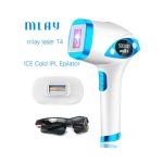 ملاي جهاز T4 المبرّد لإزالة الشعر بالليزر أزرق/ أبيض 3.6سم