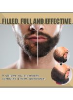 إيست مون قلم تعبئة اللحية للرجال، مجموعة أقلام تعبئة اللحية طويلة الأمد مع فرشاة وأداة مشط تصفيف اللحية تخلق مظهرًا طبيعيًا للحية والشارب والحاجبين - Image 7