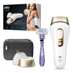 براون سيلك-إكسبرت برو 5 PL5147 IPL مع 3 ملحقات: رأس الدقة ، ماكينة حلاقة فينوس ، حافظة ناعمة