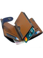 ⁦كلاسيك ميلانو محفظة كلاسيك ميلانو بحماية RFID للرجال والنساء - حامل بطاقات أوتوماتيكي بتصميم بوب أب - محفظة بطاقات آمنة ومدمجة للرجال - محفظة أنيقة للرجال والنساء⁩ - الصورة ⁦3⁩