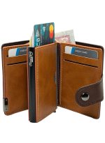 ⁦كلاسيك ميلانو محفظة كلاسيك ميلانو بحماية RFID للرجال والنساء - حامل بطاقات أوتوماتيكي بتصميم بوب أب - محفظة بطاقات آمنة ومدمجة للرجال - محفظة أنيقة للرجال والنساء⁩ - الصورة ⁦2⁩