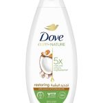 دوف غسول الجسم نوريشينج سيكريتس لتجديد البشرة بزيت جوز الهند وحليب اللوز 250.0ملليلتر