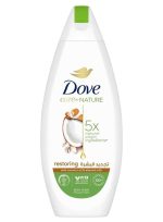 دوف غسول الجسم نوريشينج سيكريتس لتجديد البشرة بزيت جوز الهند وحليب اللوز 250.0ملليلتر