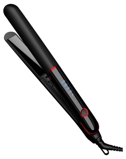 عربست جهاز تمليس الشعر، جهاز تمليس الشعر من التيتانيوم سريع الحرارة للحصول على تسريحات أنيقة، جهاز تمليس الشعر 2 في 1 وأداة تصفيف الشعر ذات الجهد المزدوج لتجعيد الشعر الاحترافي في الصالونات  سيراميك شعر.