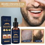 إيلهو زيت تعزيز اللحية ، لتقوية جذور اللحية ، ترطيب اللحى وجعل اللحى أكثر سمكا