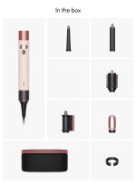 دايسون مجفف ومصفف شعر طويل متعدد الاستخدامات من إيروراب، مصنوع من السيراميك - إصدار محدود باللونين الوردي والذهبي الوردي - Image 12