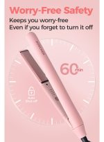 ⁦دوشر مملس شعر سيراميك جهاز فرد الشعر بألواح عائمة ثلاثية الأبعاد، حرارة حتى 230° مئوية مع إعدادات متعددة، جهد مزدوج، سلك دوار 2 متر، إيقاف تلقائي وضمان سنتين⁩ - الصورة ⁦5⁩