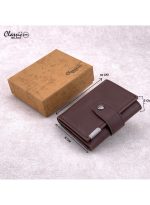 ⁦كلاسيك ميلانو محفظة كلاسيك ميلانو بحماية RFID للرجال والنساء - حامل بطاقات أوتوماتيكي بتصميم بوب أب - محفظة بطاقات آمنة ومدمجة للرجال - محفظة أنيقة للرجال والنساء⁩ - الصورة ⁦6⁩