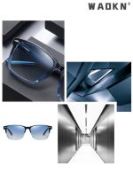 ⁦دبليو أيه أو كي أن نظارات شمسية مستقطبة للرجال السيدات ، كلاسيك الرياضة مربع نظارات القيادة ، أزياء الستائر ظلة للسيدات في الهواء الطلق 100 ٪ حماية الأشعة فوق البنفسجية ، والقيادة ، وصيد الأسماك ، والسفر⁩ - الصورة ⁦7⁩