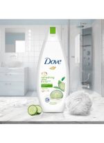 ⁦دوف غسول الاستحمام لمسة انتعاش لتغذية البشرة بخلاصة الخيار والشاي الأخضر بتقنية مزيج تجديد الترطيب 500ملليلتر⁩ - الصورة ⁦6⁩