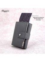 ⁦كلاسيك ميلانو محفظة كلاسيك ميلانو بحماية RFID للرجال والنساء - حامل بطاقات أوتوماتيكي بتصميم بوب أب - محفظة بطاقات آمنة ومدمجة للرجال - محفظة أنيقة للرجال والنساء⁩ - الصورة ⁦2⁩