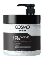 COSMO جل حلاقة كلاسيكي فاخر للرجال، 1000 مل، حماية