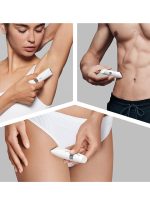 ⁦براون أداة تهذيب شعر الجسم الصغيرة براون BS1000 للاستخدام الجاف أو مع الماء مع مشط التهذيب، باللون الأبيض. أبيض⁩ - الصورة ⁦7⁩