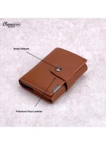 ⁦كلاسيك ميلانو محفظة كلاسيك ميلانو بحماية RFID للرجال والنساء - حامل بطاقات أوتوماتيكي بتصميم بوب أب - محفظة بطاقات آمنة ومدمجة للرجال - محفظة أنيقة للرجال والنساء⁩ - الصورة ⁦4⁩