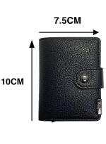 ⁦كلاسيك ميلانو محفظة كلاسيك ميلانو بحماية RFID للرجال والنساء - حامل بطاقات أوتوماتيكي بتصميم بوب أب - محفظة بطاقات آمنة ومدمجة للرجال - محفظة أنيقة للرجال والنساء⁩ - الصورة ⁦3⁩