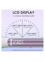 ⁦فازين مملس شعر أيوني سريع التسخين من التيتانيوم المسطح للحصول على تسريحة أنيقة⁩ - الصورة ⁦7⁩