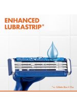 طقم شفرات حلاقة بلو 3 كومفورت من 8 قطع أزرق / فضي - Image 6