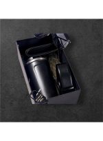 أولودينيز  طقم هدايا أناقة الرجل الأسود – محفظة، نظارات شمسية، كوب قهوة بشاشة رقمية لقياس الحرارة وإكسسوارات - Image 6