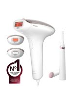 فيليبس جهاز BRI923 المتقدم لإزالة الشعر بتقنية IPL مع 3 ملحقات، ضمان لمدة عامين باللون الأبيض/الذهبي الوردي أبيض/ذهبي وردي