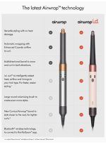 دايسون مجفف ومصفف شعر طويل متعدد الاستخدامات من إيروراب، مصنوع من السيراميك - إصدار محدود باللونين الوردي والذهبي الوردي - Image 3