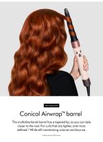 دايسون مجفف ومصفف شعر طويل متعدد الاستخدامات من إيروراب، مصنوع من السيراميك - إصدار محدود باللونين الوردي والذهبي الوردي - Image 6