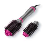 كينسي بيوتي 4 في 1 فرشاة الساخن ، اجهزة شعر،استشوار،استشوار سيراميك،سشوار،فرشاة فرد الشعر،مكواة شعر،مصفف شعر، فرشاة تصفيف الشعر، 1200 واط ،لفرد الشعر المجعد برأسين ، فرشاة الهواء الساخن