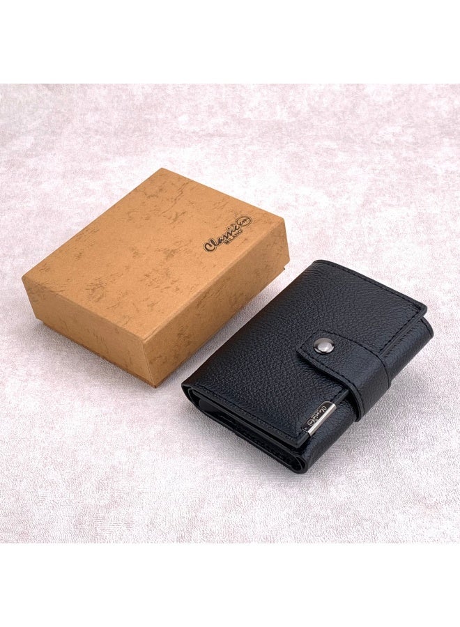 fec51fbb-c619-4021-ae36-6ed87a922d31.jpg كلاسيك ميلانو محفظة كلاسيك ميلانو بحماية RFID للرجال والنساء - حامل بطاقات أوتوماتيكي بتصميم بوب أب - محفظة بطاقات آمنة ومدمجة للرجال - محفظة أنيقة للرجال والنساء - الصورة 1