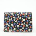 MIU MIU Leather Wallet Compact Flower Black Multicolor Used - Image 2