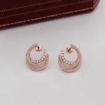 Etincelle de Cartier hoop earrings, triple row, paved - Image 2