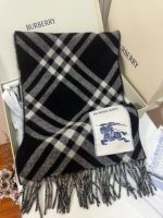 Check Cashmere Scarf black - Image 7