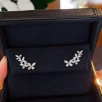 Classic Butterfly Petite Diamond Ear Climber - Image 2