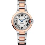 BALLON BLEU DE CARTIER, 33 MM, ROSE GOLD, STEEL