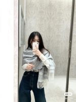 Dior Oblique Scarf grey - Image 3