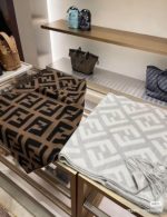 FF Scarf Brown cashmere scarf - Image 2