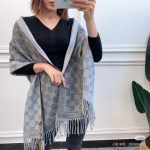 GG cashmere lamé scarf - Image 2