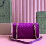 GG Velvet Small Marmont shoulder bag - Image 4