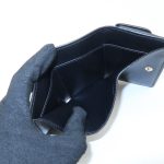 MIU MIU Leather Wallet Compact Flower Black Multicolor Used - Image 13