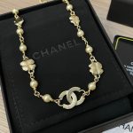 25p black and white camellia choker