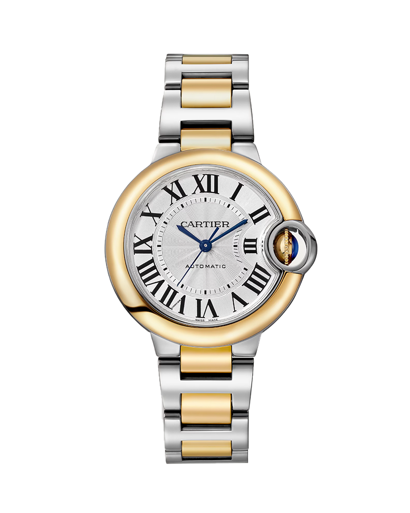 1964fa42fb7d4ecb91e8f462656c5253.png BALLON BLEU DE CARTIER WATCH, 33 MM, AUTOMATIC MECHANICAL MOVEMENT, YELLOW GOLD, STEEL - Image 1