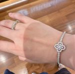 Diamond Loop Full Motif Diamond Bracelet - Image 3